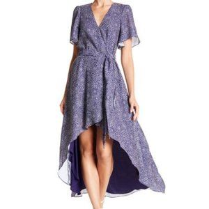 NWT Parker High Low Blue Stargazer Dress Size SM